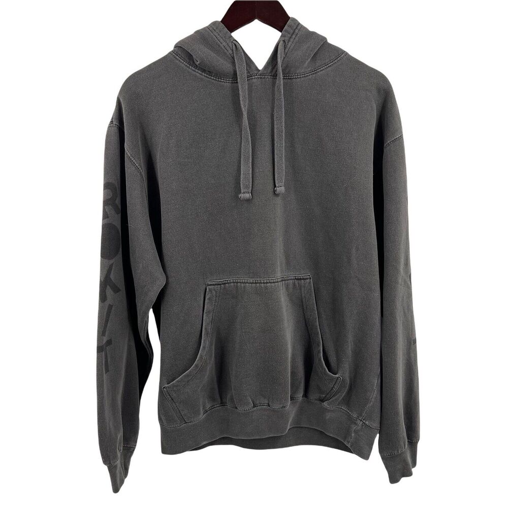 Rokit Grey Sleeve Spell Out Logo Hoodie Size‎ Small